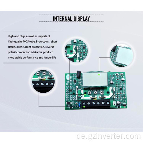 30A Solar Panel Controller mit schneller Ladeetechnologie